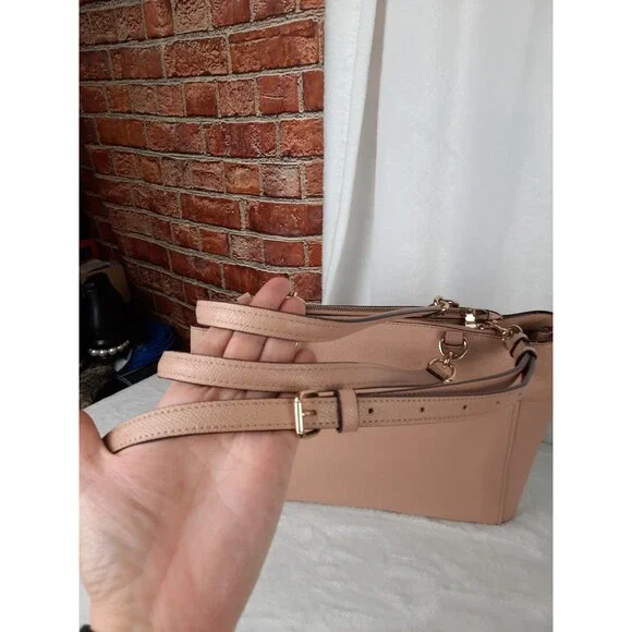 Coach Nude Leather  Brooke Carryall Shoulder Bag - Picture 6 of 9